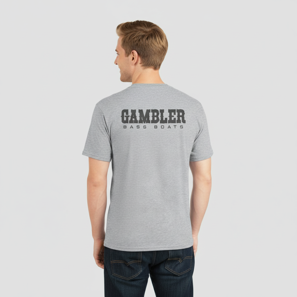 Grey Short Sleeve Shirt Design Two