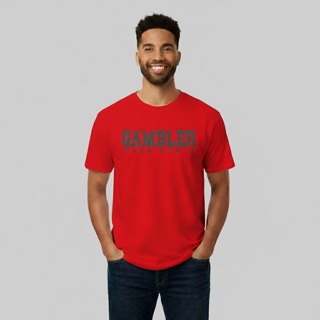 Red Short Sleeve Shirt Design Three