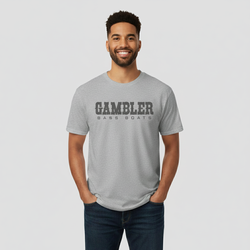 Grey Short Sleeve Shirt Design Three