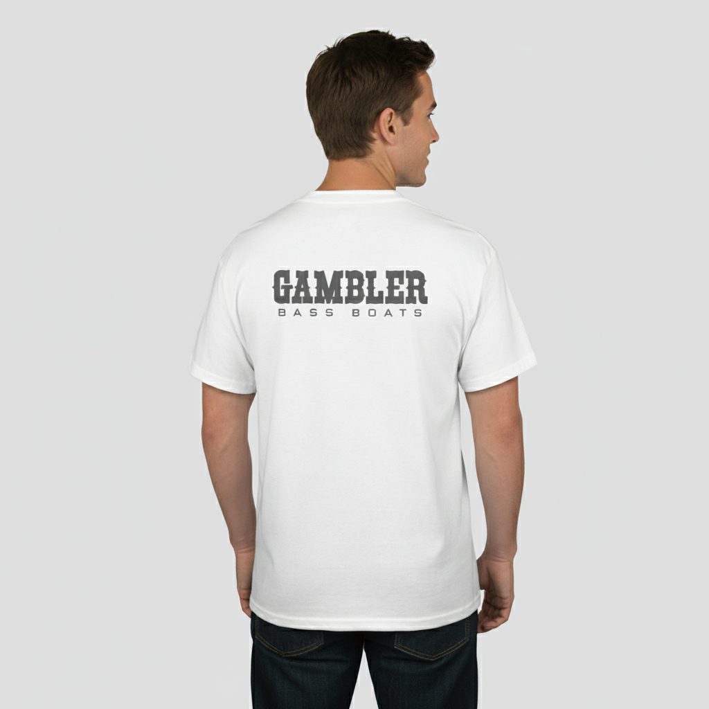 White Short Sleeve Shirt Design Two